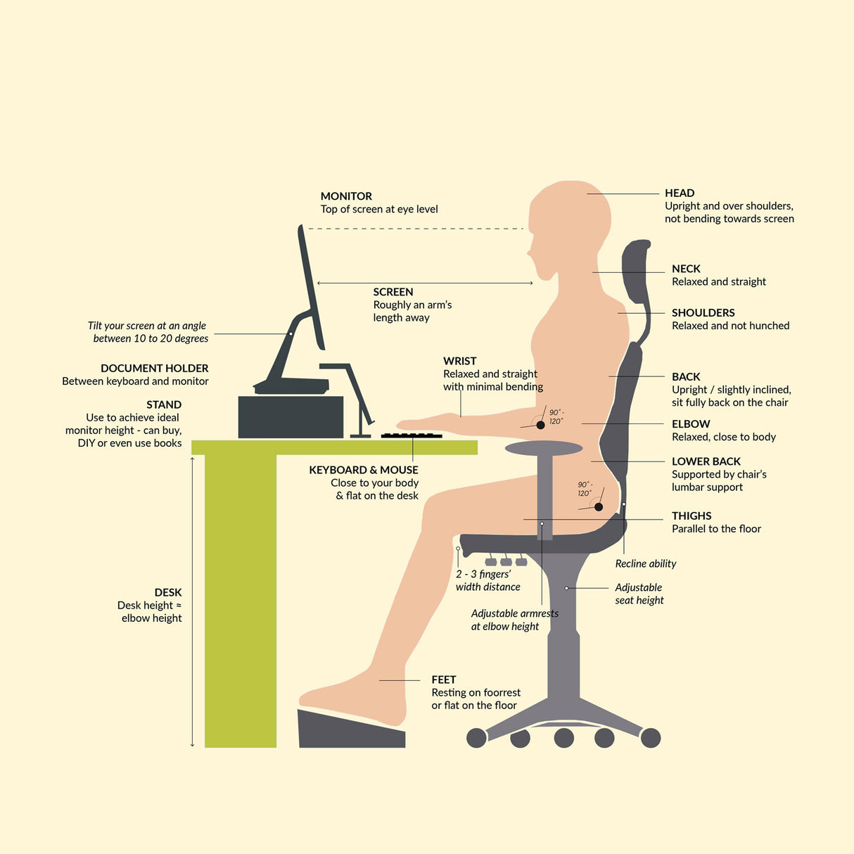 Swift Office Chair (Grey)