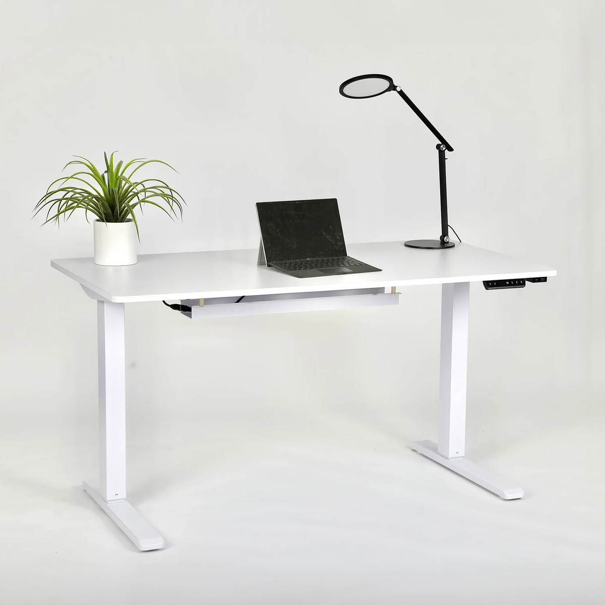 White table deals top for desk