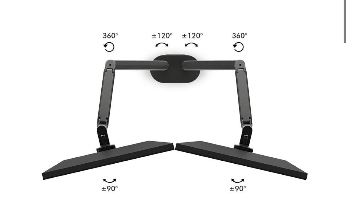 Dual Spring Gas Monitor Arm