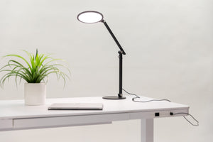 E-Max Desk Height Adjustable (Glass Top)