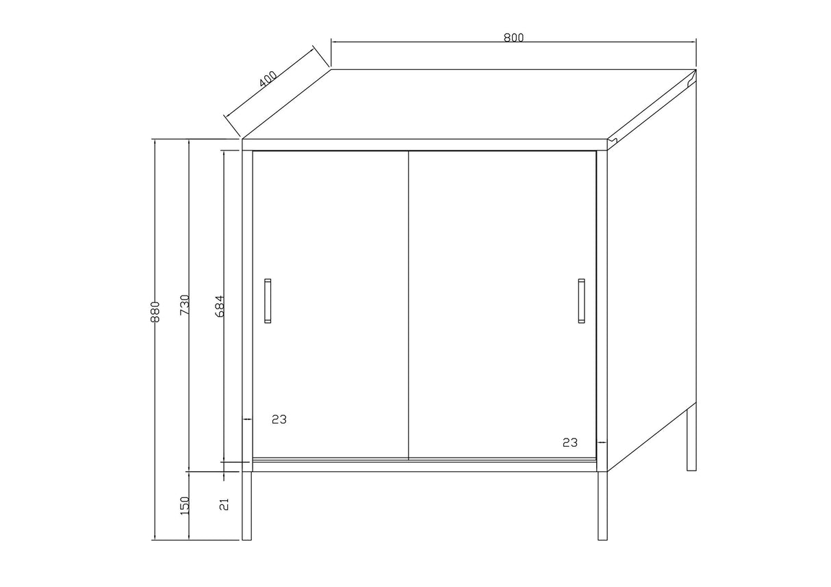 Cabinet Sliding Doors - Storage
