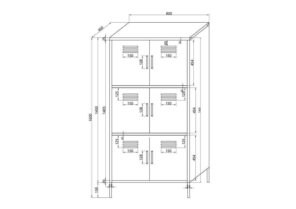 Cabinet 6 Doors - Storage
