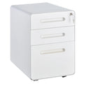 3 Drawer Steel Curved Top Cabinet